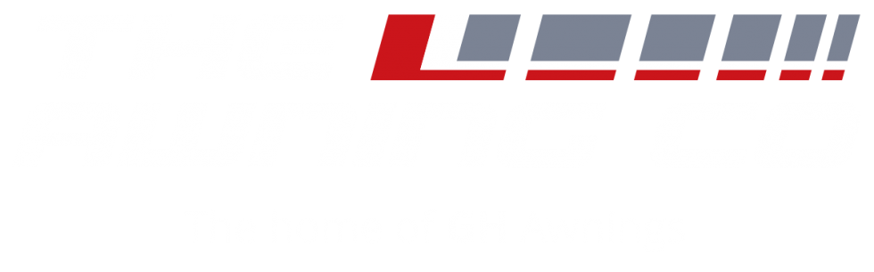 The awning company landscape white logo
