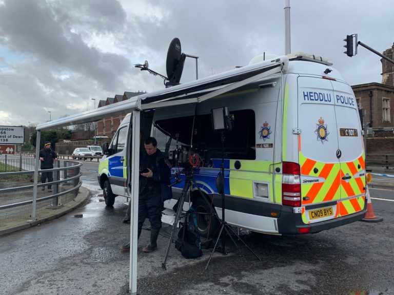 Police Van Awning