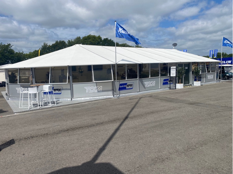BTCC teams awnings